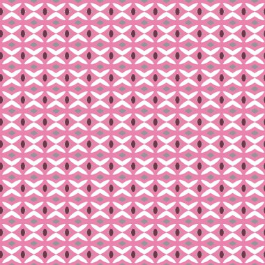 Kusursuz geometrik süs deseni. Vektör illüstrasyonu 