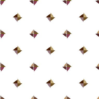 Geometrik şekilli kusursuz desen. vektör illüstrasyonu