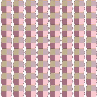 Modern geometrik vektör tasarımı, kusursuz desen çizimi