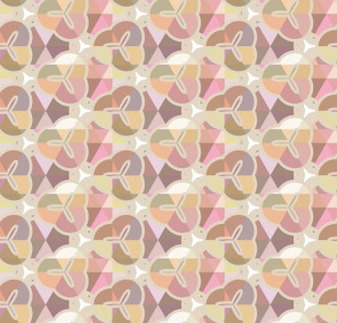 Kusursuz geometrik süs deseni. Vektör illüstrasyonu 