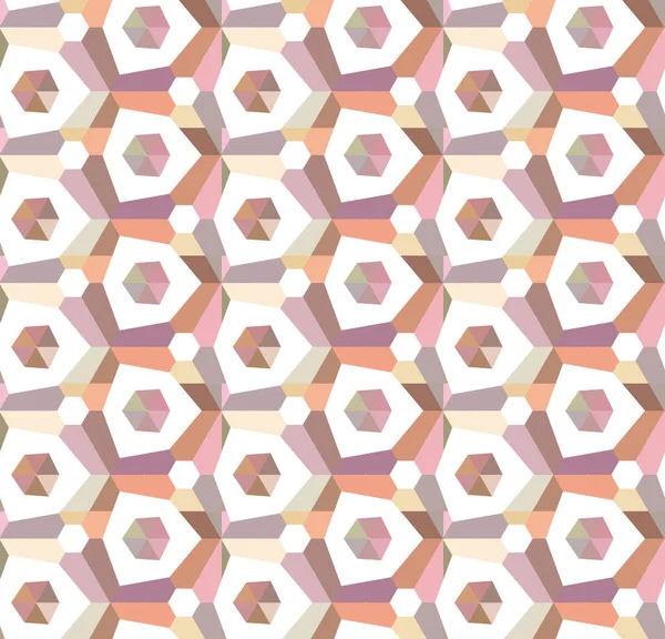 Nahtlose Geometrische Ziermuster Hintergrund Abstrakter Illusionen — Stockvektor
