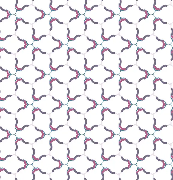 シームレスな幾何学装飾パターン アブストラクト幻想背景 — ストックベクタ