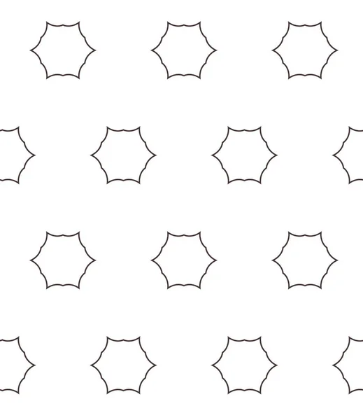 Padrão Ornamental Geométrico Sem Costura Ilustração Vetorial —  Vetores de Stock