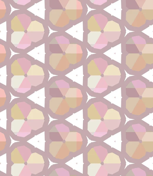 Modelul Ornamental Geometric Fără Sudură Ilustrație Vectorială — Vector de stoc