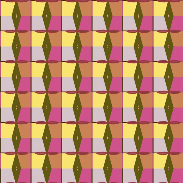Fond Vectoriel Sans Couture Avec Des Formes Géométriques Abstraites — Image vectorielle