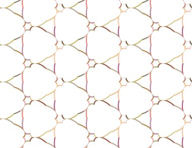 Kusursuz geometrik süs deseni. Vektör illüstrasyonu 