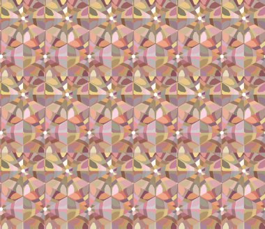 Kusursuz geometrik süs deseni. Vektör illüstrasyonu 