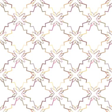 Kusursuz geometrik süs deseni. Vektör illüstrasyonu 