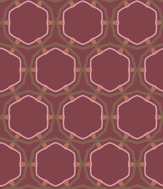 Kusursuz geometrik süs deseni. Vektör illüstrasyonu 