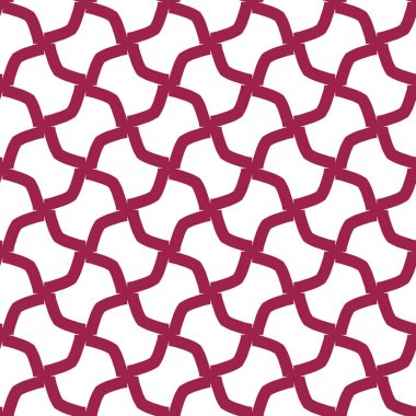 Kusursuz geometrik süs deseni. Vektör illüstrasyonu 