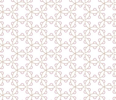 Kusursuz geometrik süs deseni. Vektör illüstrasyonu 