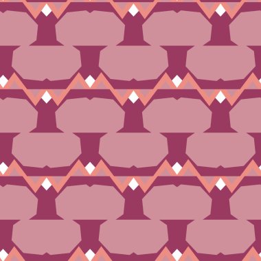 Kusursuz geometrik süs deseni. Vektör illüstrasyonu 