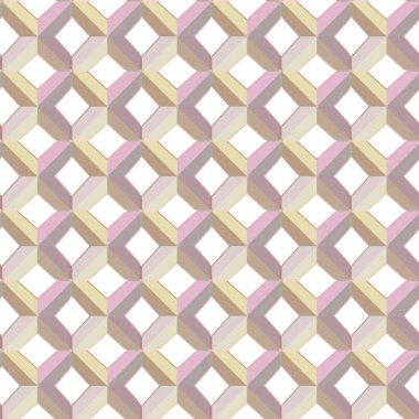 Kusursuz geometrik süs deseni. Vektör illüstrasyonu 