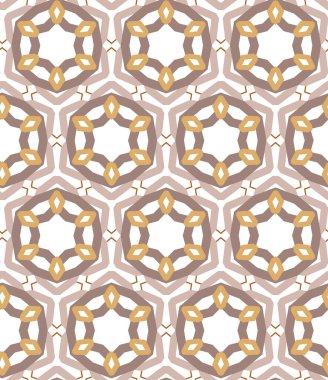 Kusursuz geometrik süs deseni. Vektör illüstrasyonu 