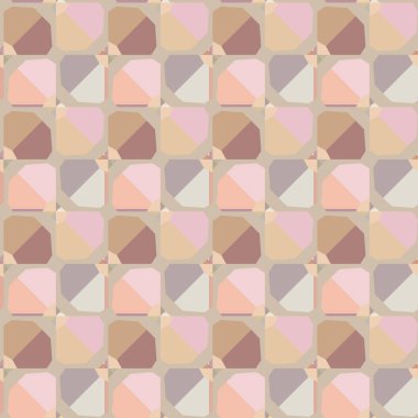 Kusursuz geometrik süs deseni. Vektör illüstrasyonu 