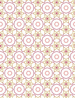 Kusursuz geometrik süslemeli desen