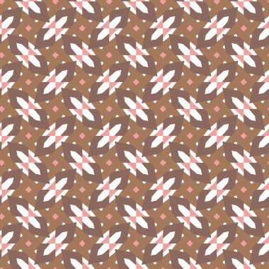 Kusursuz geometrik süs deseni. Vektör illüstrasyonu 