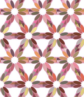 Soyut vektör geometrik dikişsiz desen. beyaz çizgi örgülü modern minimalist arkaplan