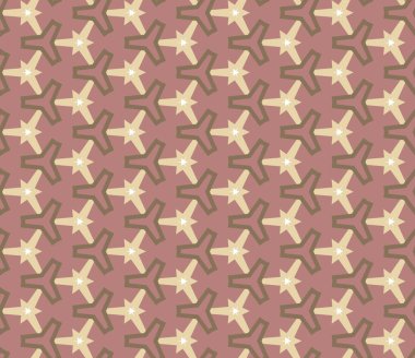 Kusursuz geometrik süslemeli desen