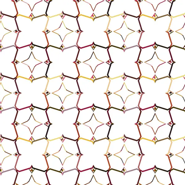 Filmagem Com Padrão Ornamental Geométrico Sem Costura Contexto Ilusão Abstrata — Vetor de Stock