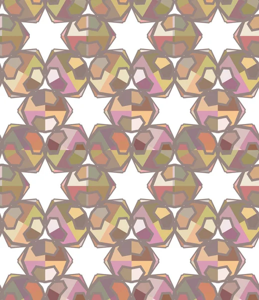 Impresión Ornamental Abstracta Fondo Sin Costuras — Archivo Imágenes Vectoriales