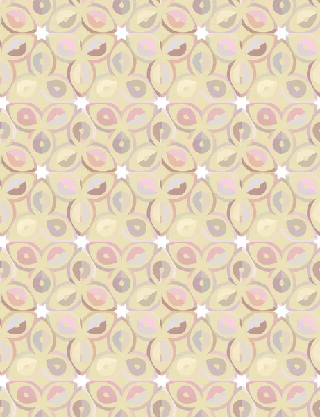 Impressão Ornamental Abstrata Fundo Sem Costura — Vetor de Stock