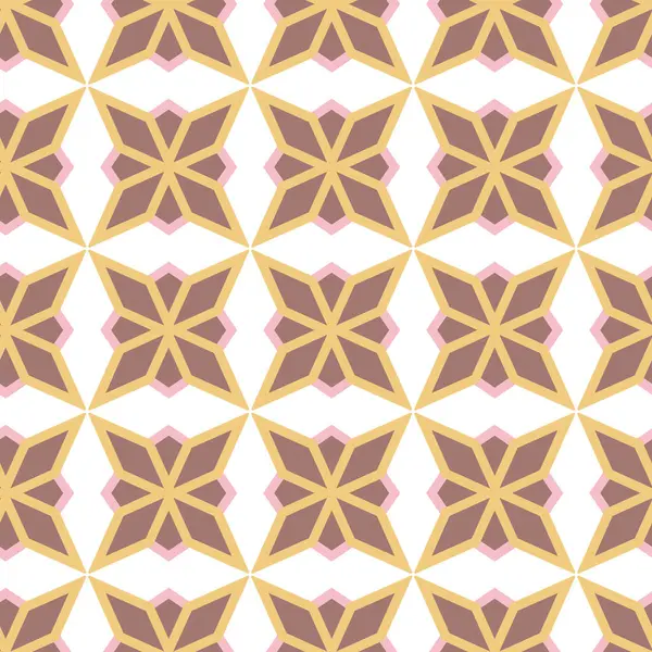 Vector Inconsútil Patrón Ornamental Geométrico — Archivo Imágenes Vectoriales