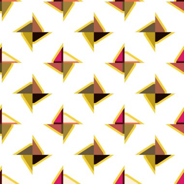 Kusursuz geometrik süs deseni. Vektör illüstrasyonu 