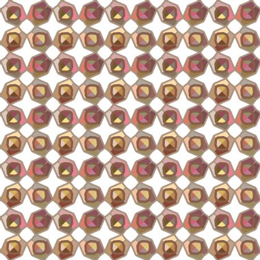 Geometrik şekilli kusursuz desen. vektör illüstrasyonu