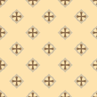 Kusursuz geometrik süs deseni. Vektör illüstrasyonu 