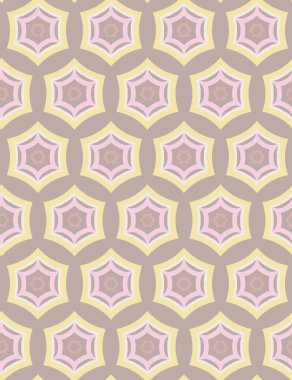 Kusursuz geometrik süs deseni. Vektör illüstrasyonu 