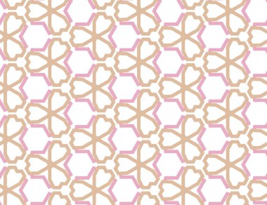 Kusursuz geometrik süs deseni. Vektör illüstrasyonu 