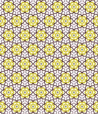 Kusursuz geometrik süs deseni. Vektör illüstrasyonu 