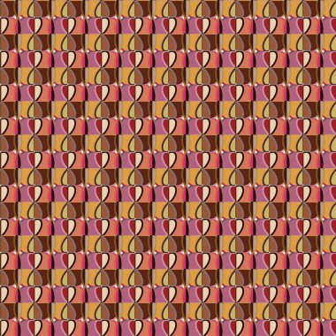 Kusursuz geometrik süs deseni. Soyut illüzyon arka planı