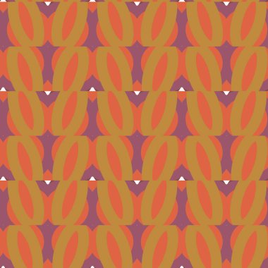 Kusursuz geometrik süs deseni. Vektör illüstrasyonu 