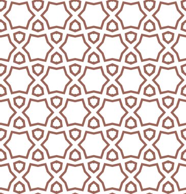 Kusursuz geometrik süs deseni. Vektör illüstrasyonu 