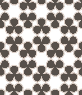 Kusursuz geometrik süs deseni. Vektör illüstrasyonu 