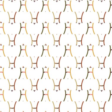 Soyut vektör geometrik dikişsiz desen. beyaz çizgi örgülü modern minimalist arkaplan