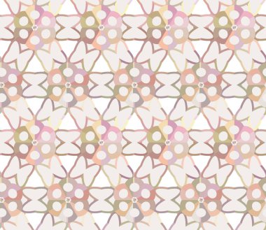 Kusursuz geometrik süs deseni. Vektör illüstrasyonu 