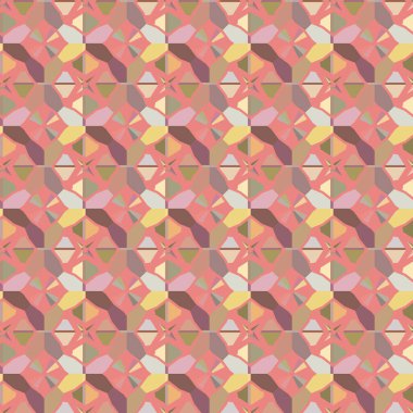 Kusursuz geometrik süs deseni. Vektör illüstrasyonu 