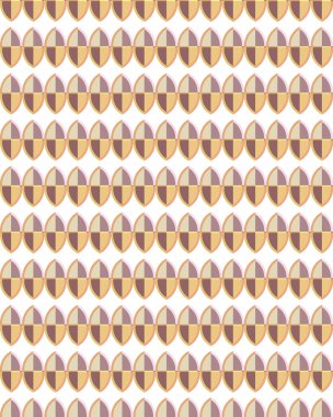 Kusursuz geometrik süs deseni. Vektör illüstrasyonu 