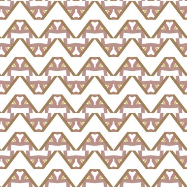 Kusursuz geometrik süs deseni. Vektör illüstrasyonu 