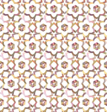 Kusursuz geometrik süs deseni. Vektör illüstrasyonu 