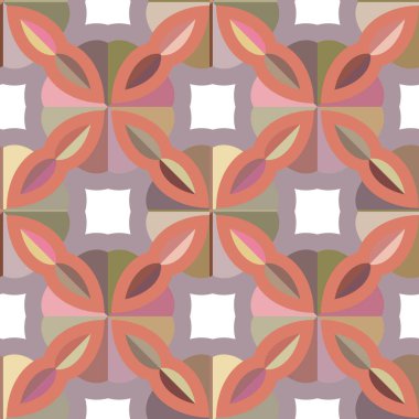 Soyut süslemeli baskı, kusursuz arkaplan