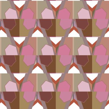 Kusursuz geometrik süs deseni. Vektör illüstrasyonu 