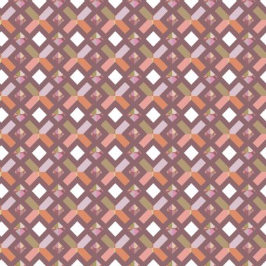 Kusursuz geometrik süs deseni. Vektör illüstrasyonu 