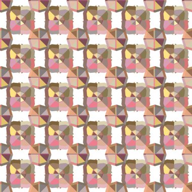 Kusursuz geometrik süs deseni. Vektör illüstrasyonu 