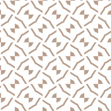 Kusursuz geometrik süs deseni. Vektör illüstrasyonu 