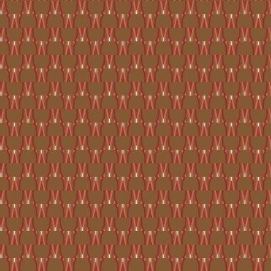 Kusursuz geometrik süs deseni. Vektör illüstrasyonu 