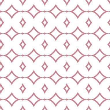 Kusursuz geometrik süs deseni. Vektör illüstrasyonu 